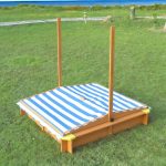 Dečiji pesčanik KINDER HOME, podesivi i vodootporni poklopac za senku protiv UV zračenja - Слика 2