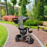2u1 tricikl sa rotirajućim sedištem i sklopivom tendom Gray, ECOTOYS - Слика 3