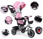2u1 tricikl sa rotirajućim sedištem i sklopivom tendom Pink, ECOTOYS - Слика 3