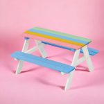 Baštenska garnitura KINDER HOME, Dečiji piknik sto sa klupama - Слика 2