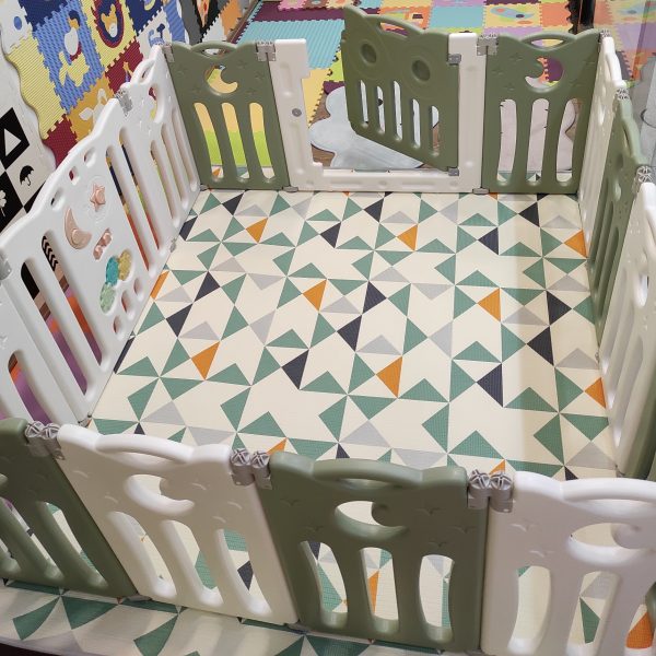 Sklopiva ogradica Sovica – Maslinasta + bela