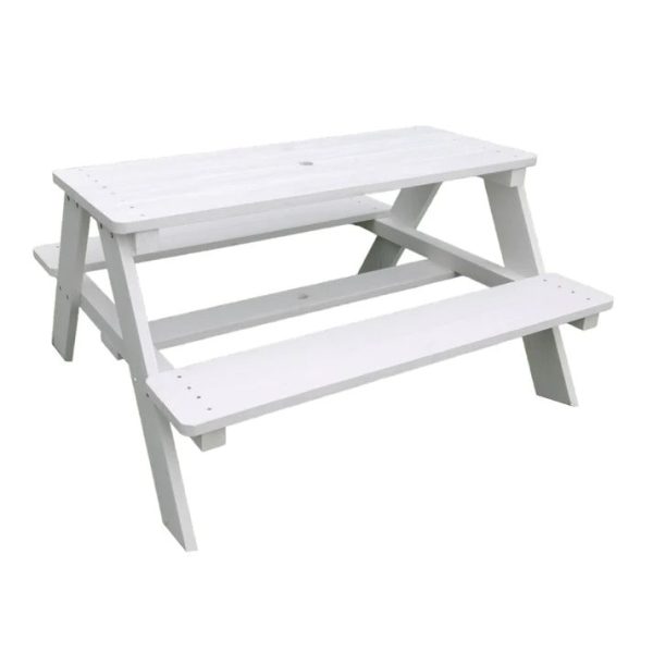 Baštenska garnitura KINDER HOME, Dečiji sto za piknik, Kišobran anti-UV 30+