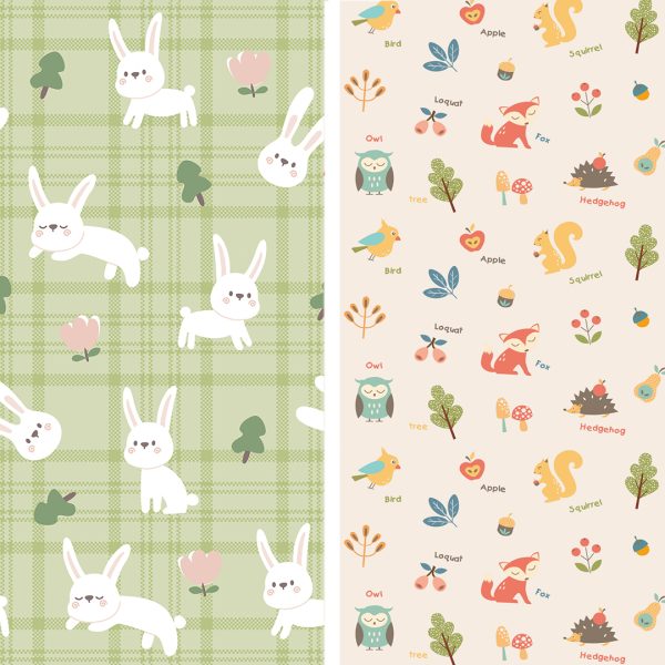 Sklopiva dvostrana podloga "Zeka" 120x120x1 cm