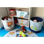 KINDER HOME Sklopiva kutija za odlaganje igračaka i odeće plava - Слика 4