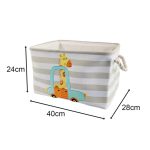 KINDER HOME Kutija za odlaganje igračaka i odeće siva - Слика 2