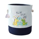 KINDER HOME Sklopiva dečija korpa za igračke ili odeću plava - Слика 3