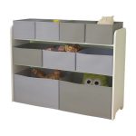 KINDER HOME Organizator za igračke belo-sivi - Слика 2