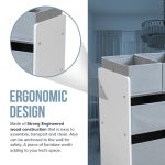 KINDER HOME Organizator za igračke belo-sivi - Слика 4