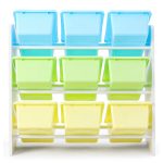 KINDER HOME Polica za igračke i knjige šarena - Слика 2