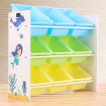 KINDER HOME Polica za igračke i knjige šarena - Слика 5
