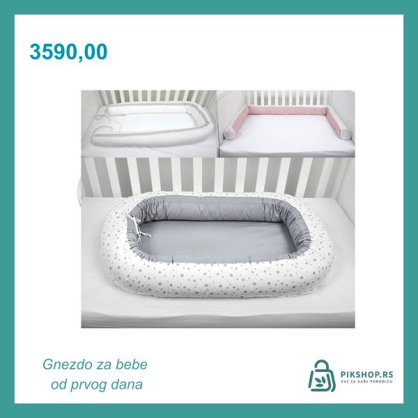 Gnezdo "3LITTLE FRIENDS IN PARIS" sivo