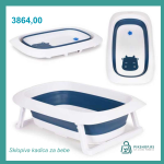 Sklopiva kadica za bebe blue Eco Toys