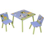 KINDER HOME Dečiji sto sa stolicama za crtanje igru jelo SAVANA - Слика 2