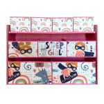 KINDER HOME Organizator za igračke i knjige roze - Слика 2