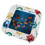 KINDER HOME Dvostrani dečiji sto sa 2 stolice šareni - Слика 3