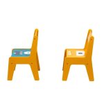 KINDER HOME Dvostrani dečiji sto sa 2 stolice šareni - Слика 4