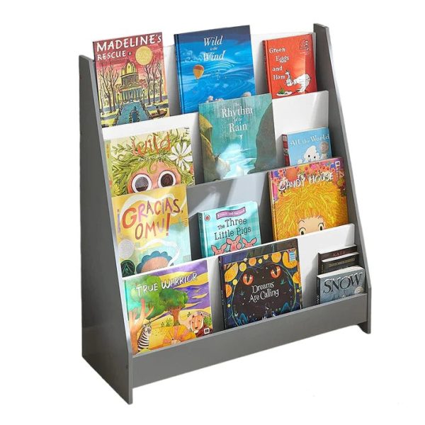 KINDER HOME Stalak za dečije knjige i časopise beli