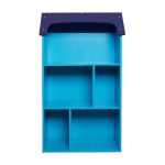 KINDER HOME Dečija drvena polica za odlaganje igračaka i knjiga plava - Слика 5