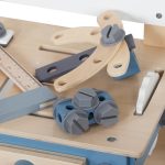 Dečija drvena radionica sa alatima, KINDER HOME, plava - Слика 3