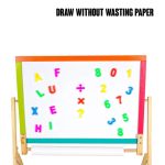 KINDER HOME Dečija drvena tabla sa magnetima i dodacima šarena - Слика 3