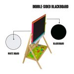 KINDER HOME Dečija drvena tabla sa magnetima i dodacima šarena - Слика 6