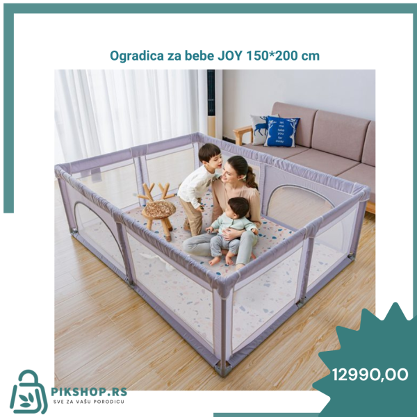 Ogradica za bebe JOY 150*200 cm
