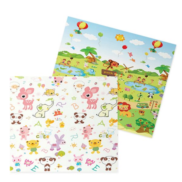 Nesklopivi D&B tepih od pene sa dva lica Zoo120x180x1 cm