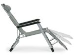 Baštenska ležaljka za plažu 2u1, siva, MultiGarden - Слика 2