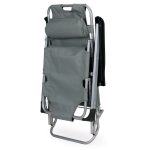 Baštenska ležaljka za plažu 2u1, siva, MultiGarden - Слика 5