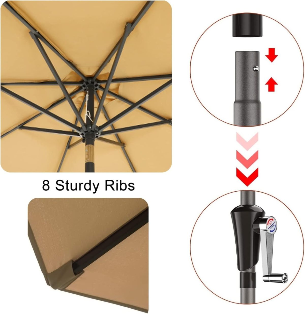 Bolzz suncobran green - Слика 2