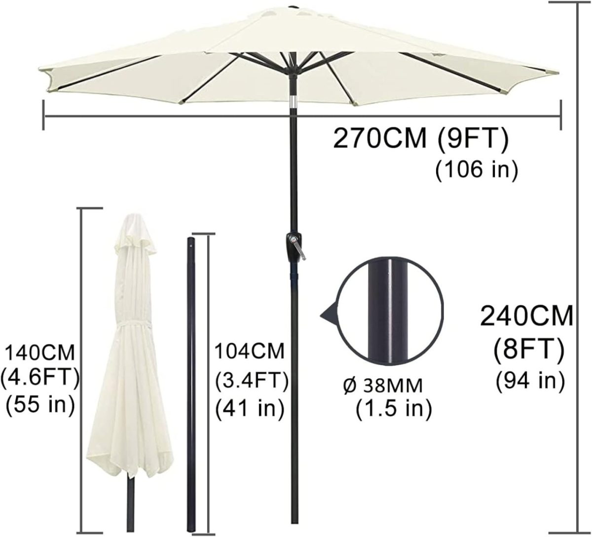 Bolzz suncobran khaki - Слика 5