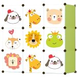 Dečiji ormar sa 9 polica animals 2