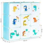 Dečiji ormar sa 9 polica dino - Слика 5