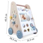 Drvena edukativna guralica Eco Toys - Слика 4