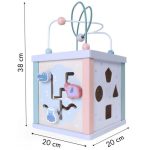 Drvena kocka za razvijanje motoričkih sposobnosti Eco Toys - Слика 3