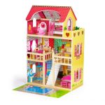 Drvena kućica sa bazenom I rasvetom Eco Toys