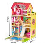 Drvena kućica sa bazenom I rasvetom Eco Toys - Слика 8