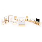 Drvena kućica za lutke sa nameštajem Emma residence - Слика 6