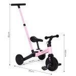 Eco toys tricikl 2u1 pink - Слика 8