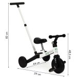 Eco toys tricikl 2u1 white - Слика 8