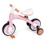 Ecotoys balans bicikl sa pedalama i pomoćnim točkovima 3u1 pink - Слика 3