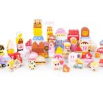 Edukativne drvene kocke set -candy city 116 kom Eco Toys - Слика 3