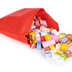 Edukativne drvene kocke set -candy city 116 kom Eco Toys - Слика 5