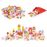 Edukativne drvene kocke set -candy city 116 kom Eco Toys - Слика 8