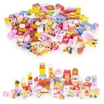 Edukativne drvene kocke set -candy city 116 kom Eco Toys