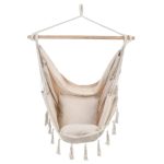 Chmik hamak - ljuljaška - brazilska viseća stolica boho bež 3316