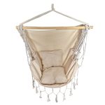 Chmik hamak - ljuljaška - brazilska viseća stolica boho bež 3316 - Слика 2