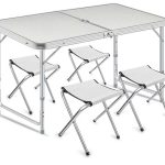Bolzz kamperski set sto + 4 stolice bolzz
