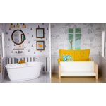 Kućica za lutke sa nameštajem grace residence Eco Toys - Слика 4