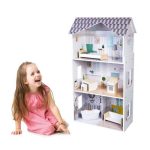 Kućica za lutke sa nameštajem grace residence Eco Toys - Слика 7